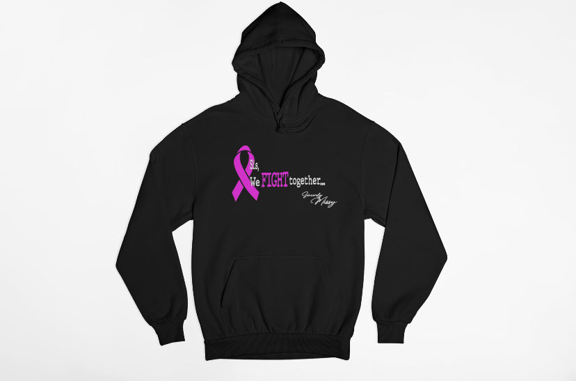 Breast  Cancer Awareness Hoodie - Black    ***LIMITED SUPPLY***
