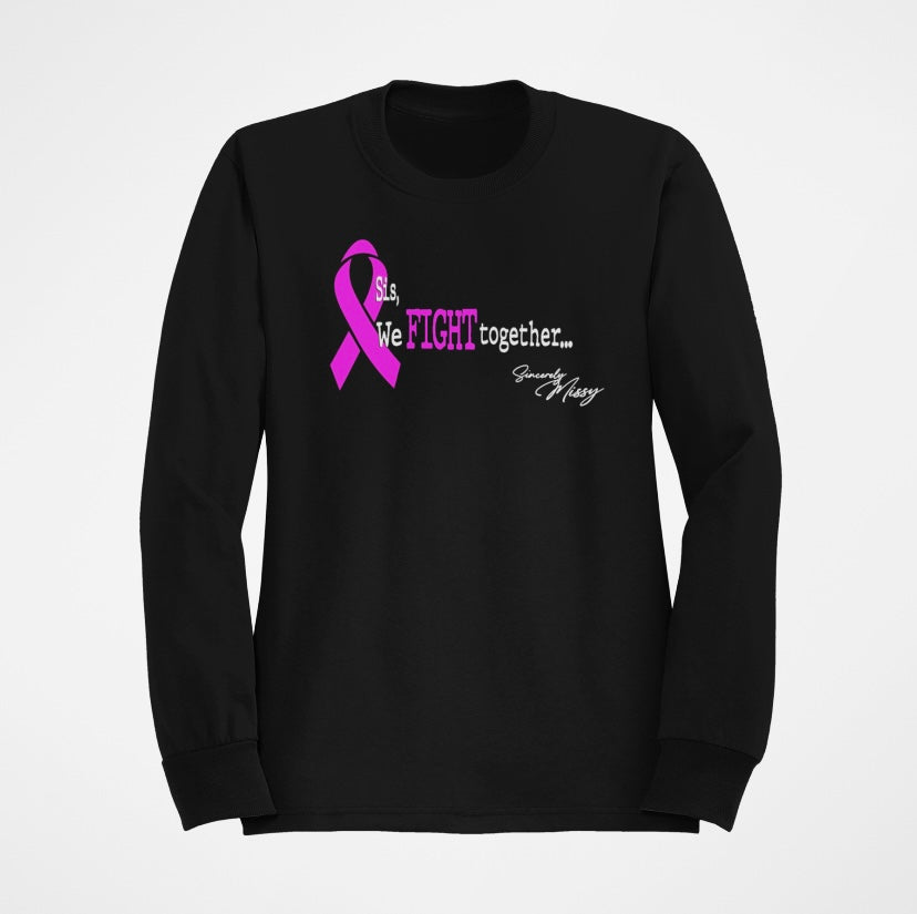 Breast Cancer Awareness Sweatshirt - Black  ***LIMITED SUPPLY***