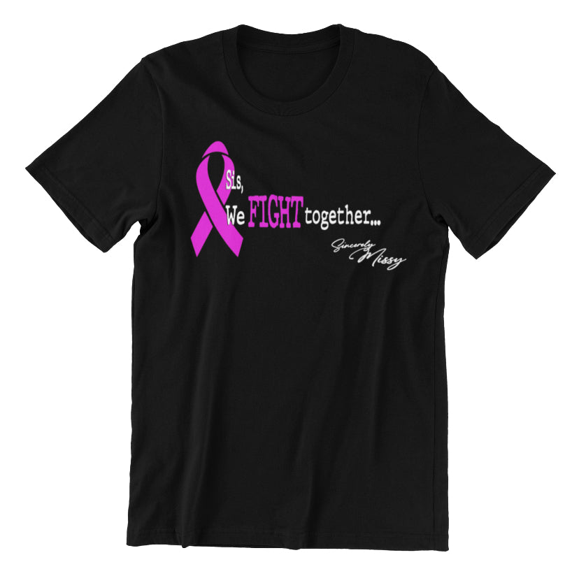 Breast Cancer Awareness Tee - Black    ***LIMITED SUPPLY***